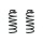 Fahrwerksfeder-Set hinten Schraubenfeder 329mm SPIDAN für OPEL INSIGNIA A