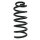 Fahrwerksfeder-Set hinten Schraubenfeder 329mm SPIDAN für OPEL INSIGNIA A