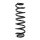 Fahrwerksfeder-Set hinten Schraubenfeder 314mm SPIDAN für SKODA OCTAVIA III