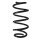 Suspension spring set front coil spring 306mm SPIDAN for SEAT ALHAMBRA 710