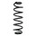 Suspension spring set Replacement Fit SPIDAN for VW GOLF VI