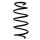 Fahrwerksfeder-Set vorne Schraubenfeder 311mm SPIDAN für FORD PUMA (J2K)
