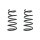 Suspension spring set front coil spring 298mm SPIDAN for DAIHATSU TERIOS J2