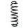 Fahrwerksfeder-Set hinten Schraubenfeder 383mm SPIDAN für VW TOURAN (1T3)