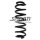 Fahrwerksfeder-Set hinten Schraubenfeder 328mm SPIDAN für VW TIGUAN (AD1)
