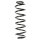 Fahrwerksfeder-Set hinten Schraubenfeder 356mm SPIDAN für VW GOLF IV