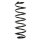 Fahrwerksfeder-Set hinten Schraubenfeder 344mm SPIDAN für FORD FUSION (JU_)