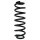 Suspension spring set rear coil spring 340mm SPIDAN for VW TIGUAN AD1