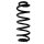 Fahrwerksfeder-Set hinten Schraubenfeder 327mm SPIDAN für SEAT ALHAMBRA (710)