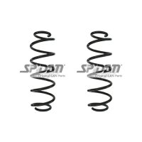 Suspension spring set rear coil spring 331mm SPIDAN for...