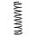 Suspension spring set rear coil spring 449mm SPIDAN for VOLVO 740 744