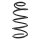 Suspension spring set front coil spring 342mm SPIDAN for MAZDA 5 CR
