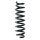 Suspension spring set rear coil spring 341mm SPIDAN for BMW 3 E90