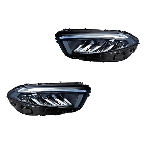 Headlight Set left right 12 V LED HELLA for e.g. MERCEDES-BENZ A-CLASS