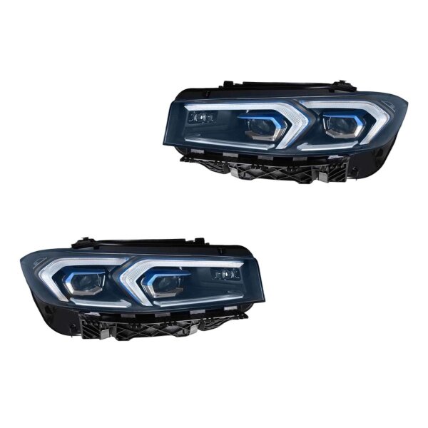 Headlight Set left right 12 V LED Matrix HELLA Lighting Expertise for BMW 3