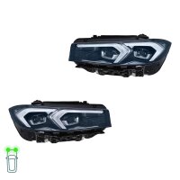 Headlight Set left right 12 V LED HELLA suitable for BMW...