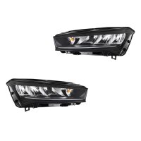 Headlight Set 12 V LED WY21W PY21W HELLA for e.g. SKODA...