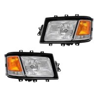 Headlight Set 24 V H4 P21W HELLA suitable for e.g. SCANIA...