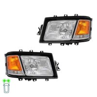 Headlight Set 24 V H4 P21W HELLA suitable for e.g. SCANIA...