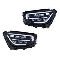 Headlight Set left right 12 V LED HELLA Lighting...