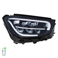Headlight Set left right 12 V LED HELLA Lighting Expertise for MERCEDES-BENZ GLC