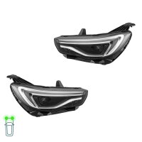 Headlight Set left right 12 V LED HELLA suitable for OPEL...