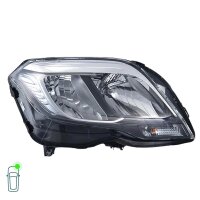 Headlight Set left right 12 V H15 H7 PWY24W HELLA for e.g. MB GLK-CLASS