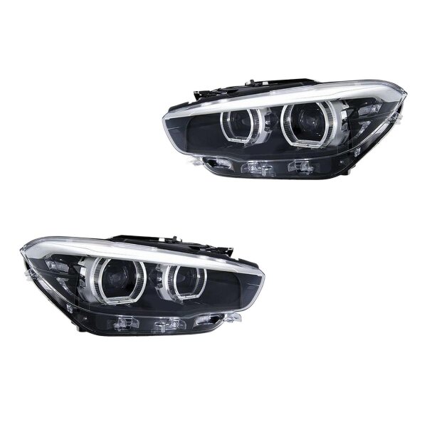 Headlight Set left right 12 V LED HELLA for BMW 1 Series and others