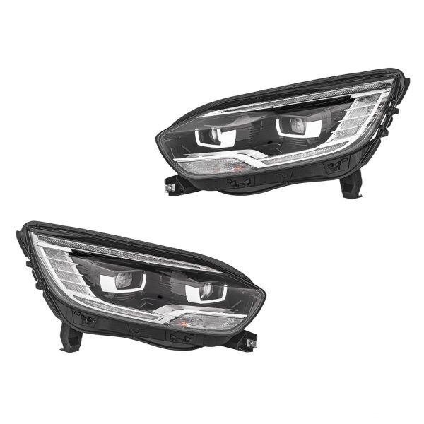 Headlight Set left right 12 V LED PY21W DE HELLA for e.g. RENAULT SCÉNIC