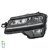Headlight Set left right 12 V LED HELLA suitable for SKODA KAROQ