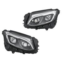 Headlight Set left right 12 V LED HELLA Lighting...
