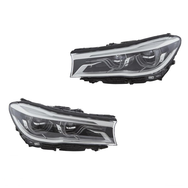 Headlight Set left right 12 V LED HELLA suitable for BMW 7 Series