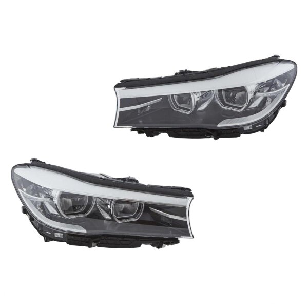 Headlight Set left right 12 V LED HELLA suitable for BMW 7 Series