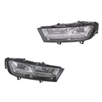 Headlight Set left right 12 V LED HELLA suitable for AUDI Q7