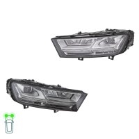 Headlight Set left right 12 V LED HELLA suitable for AUDI Q7