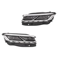 Headlight Set left right 12 V LED Matrix HELLA Lighting...