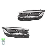 Headlight Set left right 12 V LED Matrix HELLA Lighting...