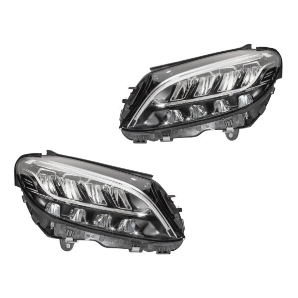Scheinwerfer-Set links/rechts LED HELLA für Mercedes-Benz C-Klasse (W205)