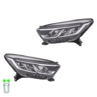 Headlight Set left right LED HELLA suitable for RENAULT...
