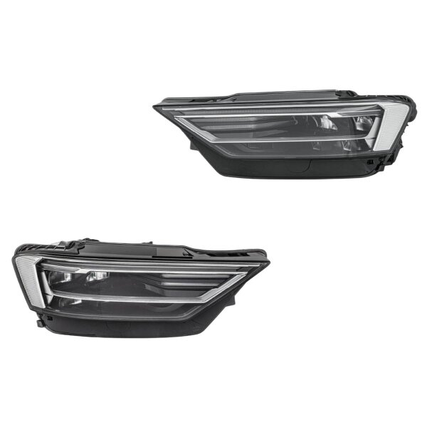 Headlight Set left right 12 V LED HELLA suitable for AUDI A8