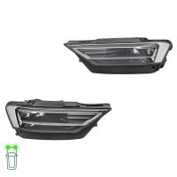 Headlight Set left right 12 V LED HELLA suitable for AUDI A8