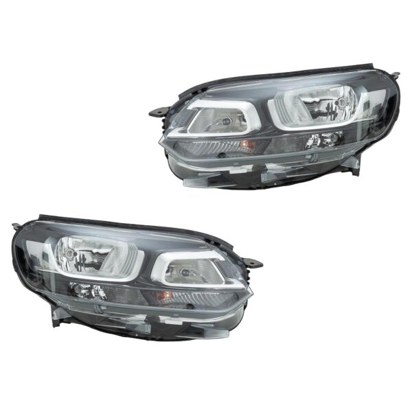 Hauptscheinwerfer-Set 12 V H7/H1 PY21W W5W Halogen HELLA für u.a. CITROËN