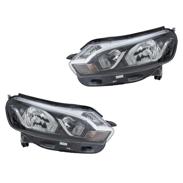 Headlight Set 12 V PY21W W21/5W H7/H1 halogen HELLA for TOYOTA and others