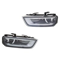 Headlight Set left right 12 V D3S LED PSY24W Bi-Xenon...