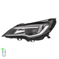 Headlight Set left right 12 V H7/H1 halogen HELLA for e.g. OPEL ASTRA