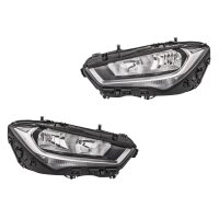 Headlight Set left right 12 V H7/H7 halogen HELLA for...