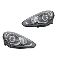 Headlight Set left right 12 V H7 D3S LED bi-xenon HELLA...