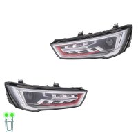 Headlight Set left right 12 V LED PSY24W D3S Bi-Xenon...