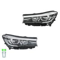 Headlight Set left right 12 V LED HELLA suitable for BMW...