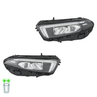 Headlight Set left right LED HELLA for MERCEDES-BENZ...